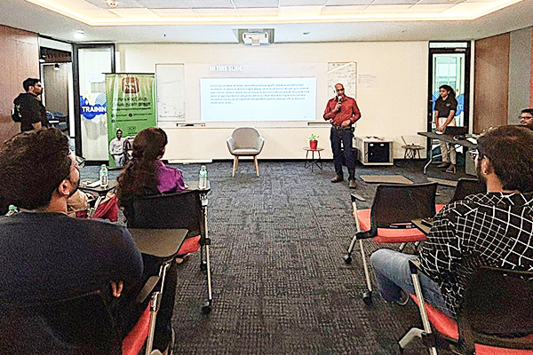 Conversational Design session at SRM GO UX Meetup, February 2025